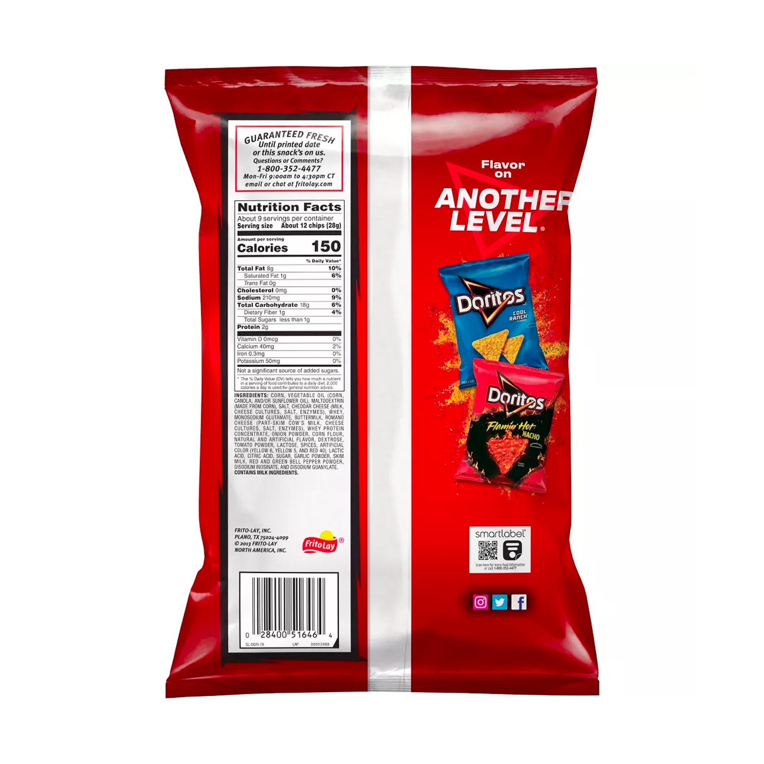Doritos Nacho Cheese Chips - 9.25oz - obrazek 2