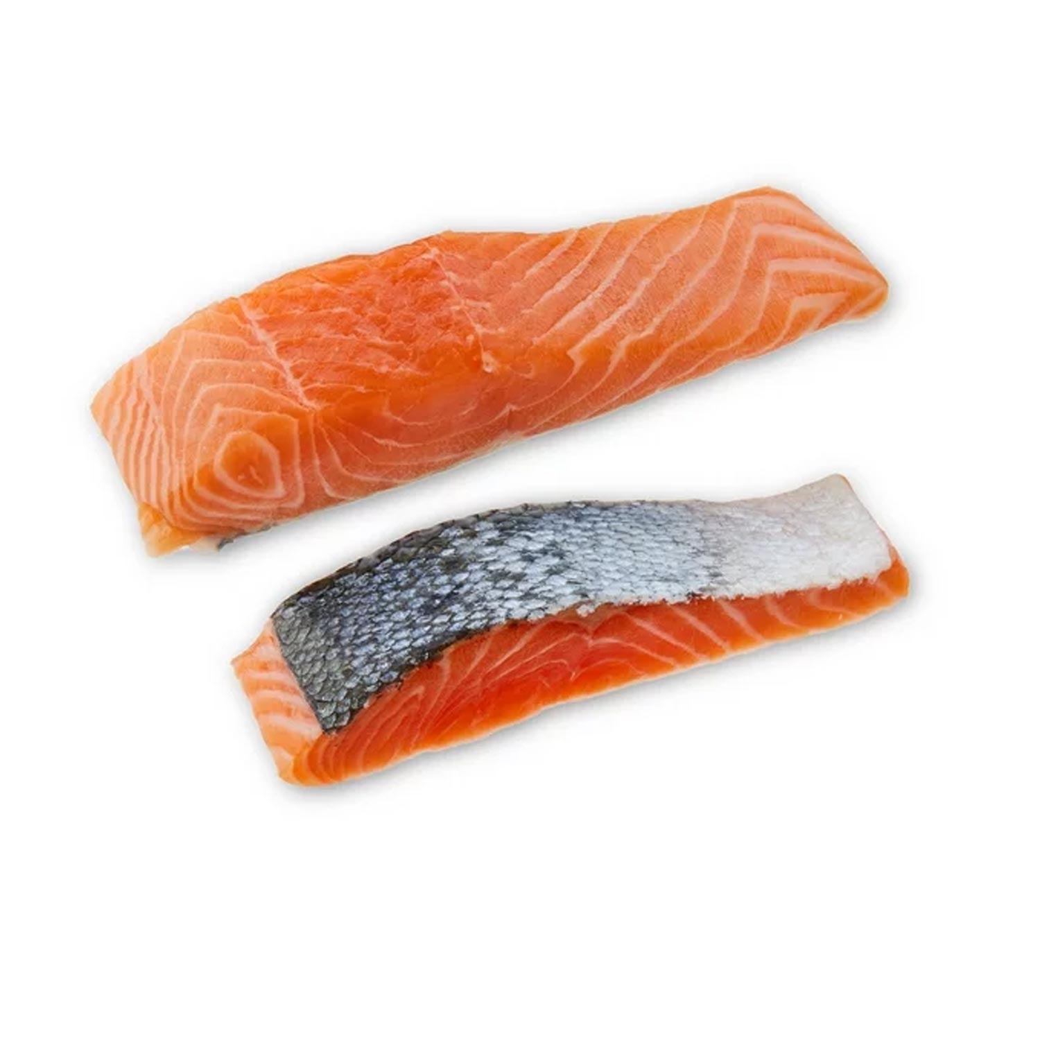 Fresh Atlantic Salmon Portions, 0.70 - 1.10 lb. Whole Salmon Portion. 240 Calories per 3 oz Serving. Certifications - BAP Certified - obrazek 2
