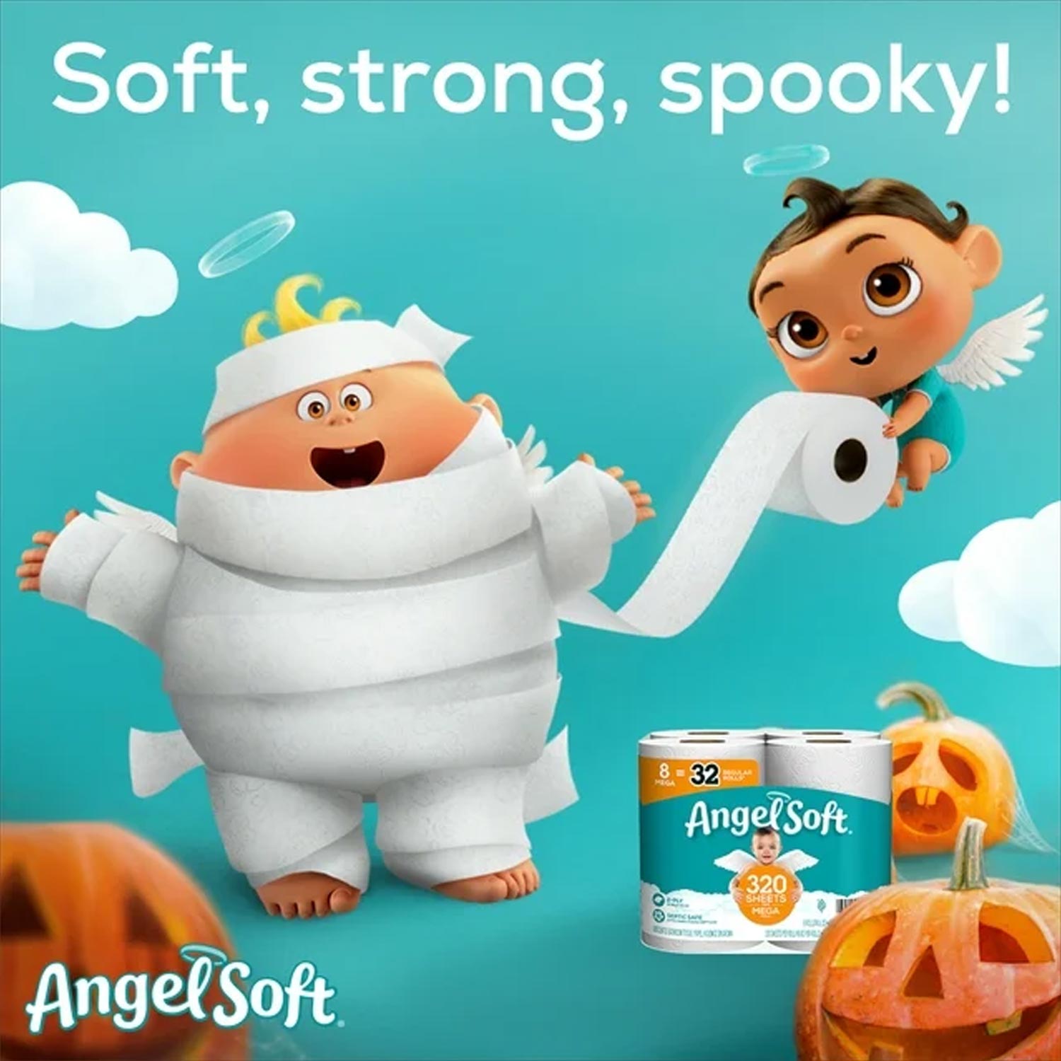 Angel Soft Toilet Paper, 9 Mega Rolls - obrazek 2