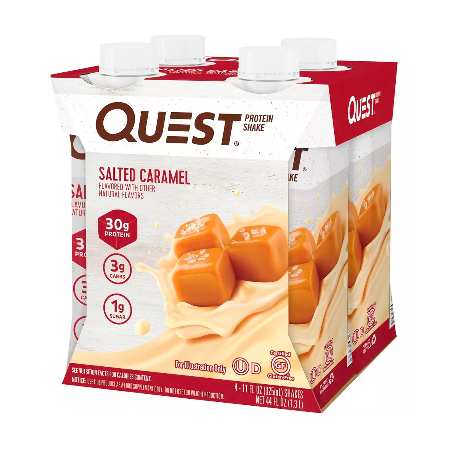 30g Protein Shake - Salted Caramel - 11 fl oz-4pk - obrazek 3
