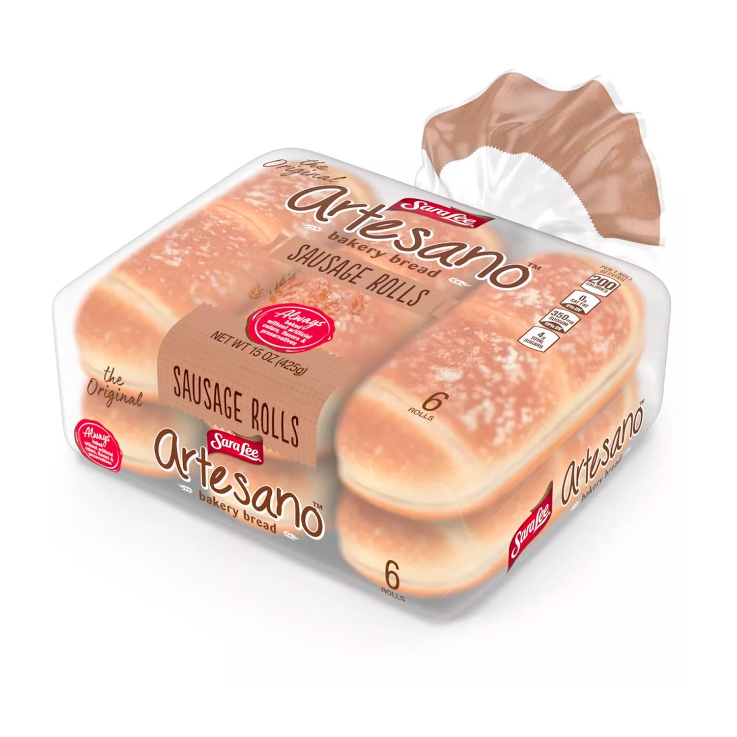 Sara Lee Artesano Sausage Rolls - 15oz - obrazek 2